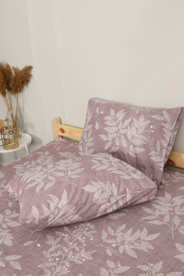 Наволочка бязь ГОСТ Вишневый сад сиреневый