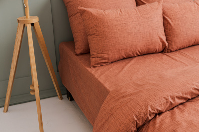 Пододеяльник Цвет Эмоций 205х217, арт. 1566 Кэмел текстура